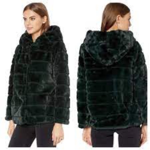 Apparis Jackets & Blazers - Apparis Goldie Hooded Faux-Fur Coat